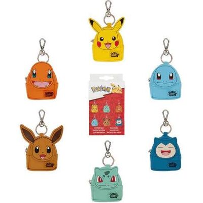 FUNKO Loungefly Portachiavi Mini Zaino Pokemon 6 Pack Pokemon - FUNKO Loungefly Portachiavi Mini Zaino Pokemon 6 Pack Pokemon -