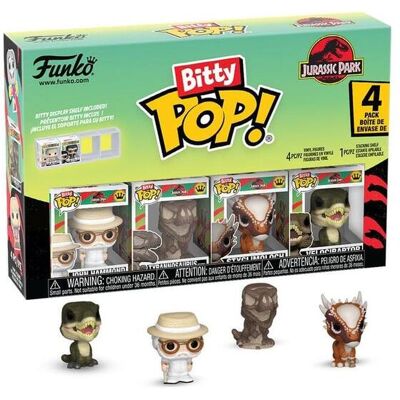 FUNKO Jurassic Park Bitty Pop! Vinile Figura 4-Pack Series 2 2,5 Cm FUNKO Jurassic Park Bitty Pop! Vinile Figura 4-Pack Series 2 2,5 Cm