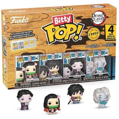 FUNKO Demon Slayer: Kimetsu No Yaiba Bitty Pop! Vinile Figura 4-Pack Nezuko 2,5 Cm FUNKO Demon Slayer: Kimetsu No Yaiba Bitty Pop! Vinile Figura 4-Pack Nezuko 2,5 Cm