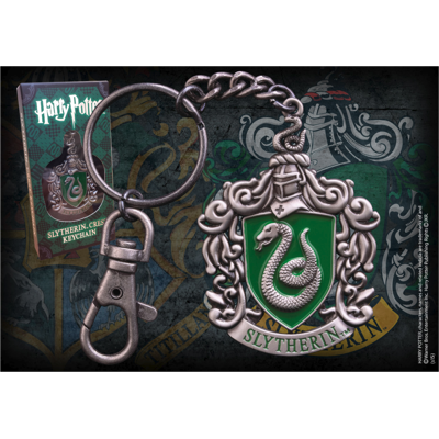 NOBLE COLLECTION Harry Potter Portachiavi Con Stemma Serpeverde 5 Cm NOBLE COLLECTION Harry Potter Portachiavi Con Stemma Serpeverde 5 Cm