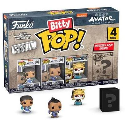 FUNKO Avatar The Last Airbender Bitty Pop! Vinile Figura 4-Pack Katara 2,5 Cm FUNKO Avatar The Last Airbender Bitty Pop! Vinile Figura 4-Pack Katara 2,5 Cm
