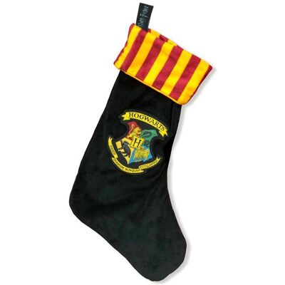 GROOVY UK LTD Harry Potter Calza Befana Nera Con Stemma Hogwarts Natale Groovy GROOVY UK LTD Harry Potter Calza Befana Nera Con Stemma Hogwarts Natale Groovy