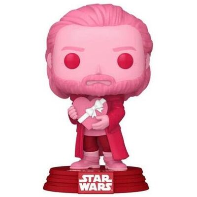 FUNKO Star Wars Valentines Pop! Star Wars Vinile Figura Obi-Wan Kenobi 9 Cm FUNKO Star Wars Valentines Pop! Star Wars Vinile Figura Obi-Wan Kenobi 9 Cm