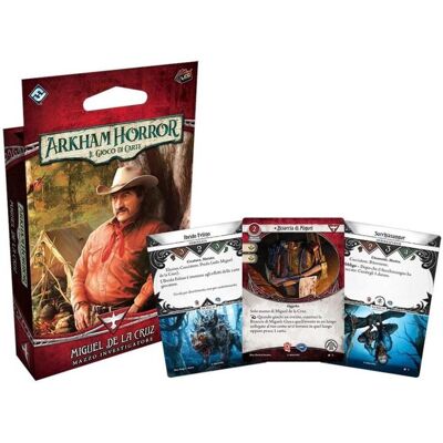 Fantasy Flight Games Arkham Horror Lcg - Investigatore Miguel De La Cruz Il Ranchero -Espansione Gioco Di Carte (Ita) -Asmodee Fantasy Flight Games Arkham Horror Lcg - Investigatore Miguel De La Cruz Il Ranchero -Espansione Gioco Di Carte (Ita) -Asmodee