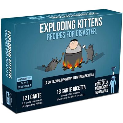 Exploding Kittens : Ricette Per Il Disastro - Gioco Da Tavolo 7+ (Ita) - Asmodee Exploding Kittens : Ricette Per Il Disastro - Gioco Da Tavolo 7+ (Ita) - Asmodee