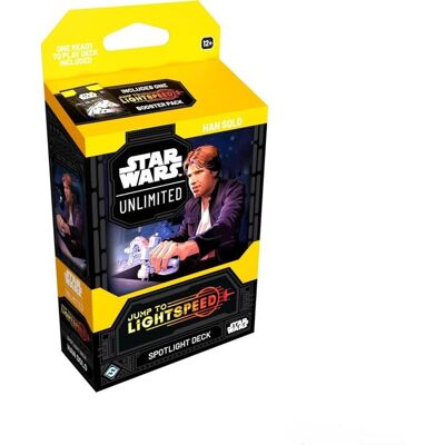 Fantasy Flight Games Star Wars: Unlimited Jump To Lightspeed Han Solo Starter Deck (Eng) - Asmodee Fantasy Flight Games Star Wars: Unlimited Jump To Lightspeed Han Solo Starter Deck (Eng) - Asmodee