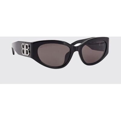 Balenciaga Occhiali da sole Bossy Round AF in acetato Nero Taglia OS Balenciaga Occhiali da sole Bossy Round AF in acetato Nero Taglia OS