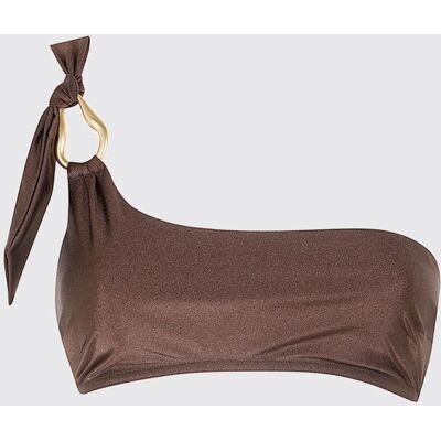 Zimmermann Bikini top in jersey lurex Marrone Taglia 1 Zimmermann Bikini top in jersey lurex Marrone Taglia 1