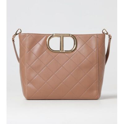 Twinset Borsa Lila in pelle sintetica trapuntata Beige Taglia OS Twinset Borsa Lila in pelle sintetica trapuntata Beige Taglia OS