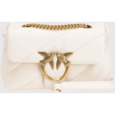 Pinko Borsa Love Puff Mini in nappa matelassè Bianco Taglia OS Pinko Borsa Love Puff Mini in nappa matelassè Bianco Taglia OS