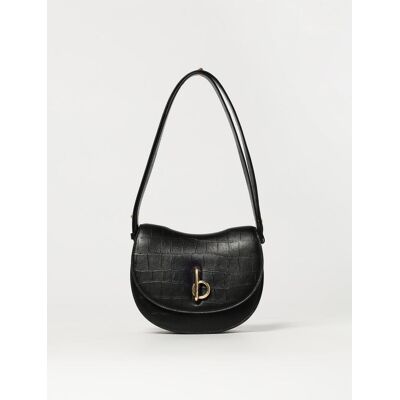 Burberry Borsa Rocking Horse in pelle stampa cocco Nero Taglia OS Burberry Borsa Rocking Horse in pelle stampa cocco Nero Taglia OS