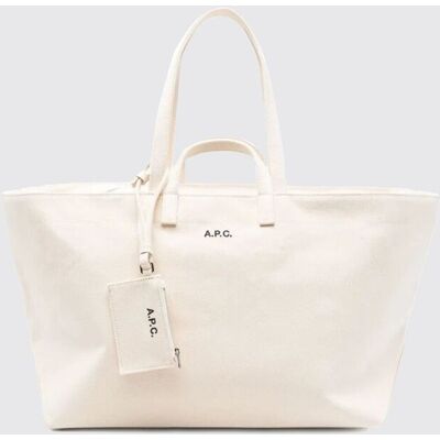 A.p.c. A. P.C. Borsa Le Drummer in canvas di cotone Ecru Taglia OS A.p.c. A. P.C. Borsa Le Drummer in canvas di cotone Ecru Taglia OS