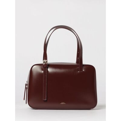 A.p.c. A. P.C. Borsa Virginie Box in pelle lucida Bordeaux Taglia OS A.p.c. A. P.C. Borsa Virginie Box in pelle lucida Bordeaux Taglia OS