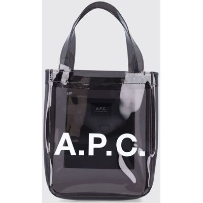 A.p.c. A. P.C. Borsa Lou Small Tote Bag in pvc Trasparente Taglia OS A.p.c. A. P.C. Borsa Lou Small Tote Bag in pvc Trasparente Taglia OS