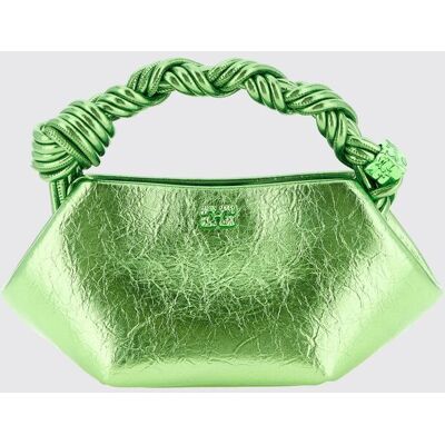 Ganni Borsa Bou Bag in misto pelle riciclata Verde Taglia OS Ganni Borsa Bou Bag in misto pelle riciclata Verde Taglia OS