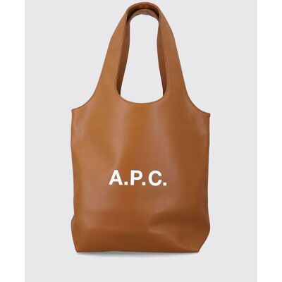 A.p.c. A. P.C. Borsa a spalla Ninon in pelle sintetica con logo Marrone Taglia OS A.p.c. A. P.C. Borsa a spalla Ninon in pelle sintetica con logo Marrone Taglia OS