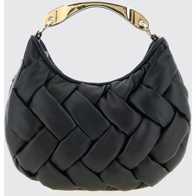 Twinset Borsa Hobo in pelle intrecciata Nero Taglia OS Twinset Borsa Hobo in pelle intrecciata Nero Taglia OS