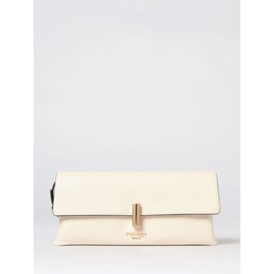 Twinset Borsa in pelle sintetica Panna Taglia OS Twinset Borsa in pelle sintetica Panna Taglia OS