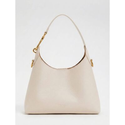 Twinset Borsa hobo in pelle Panna Taglia OS Twinset Borsa hobo in pelle Panna Taglia OS
