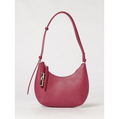 Furla Borsa hobo in pelle di vitello martellata con tracolla regolabile Marrone Taglia OS Furla Borsa hobo in pelle di vitello martellata con tracolla regolabile Marrone Taglia OS