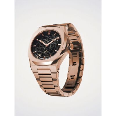 D1 Milano Orologio Skeleton 41,5 mm Oro Rosa Taglia OS D1 Milano Orologio Skeleton 41,5 mm Oro Rosa Taglia OS