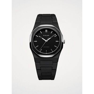 D1 Milano Orologio Gun Mesh Polycarbon 37 mm Argento Taglia OS D1 Milano Orologio Gun Mesh Polycarbon 37 mm Argento Taglia OS