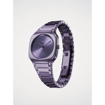 D1 Milano Orologio Disco Purple Square 32 mm Viola Taglia OS D1 Milano Orologio Disco Purple Square 32 mm Viola Taglia OS
