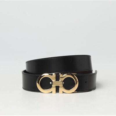 Salvatore Ferragamo Cintura Gancini reversibile in pelle Nero Taglia 100 Salvatore Ferragamo Cintura Gancini reversibile in pelle Nero Taglia 100