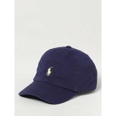 Ralph Lauren Cappello in cotone con logo ricamato Blue Taglia 5 Ralph Lauren Cappello in cotone con logo ricamato Blue Taglia 5