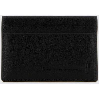 Tom Ford Portacarte di credito in pelle Nero Taglia OS Tom Ford Portacarte di credito in pelle Nero Taglia OS