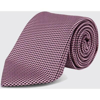 Tom Ford Cravatta in seta jacquard Rosa Taglia OS Tom Ford Cravatta in seta jacquard Rosa Taglia OS