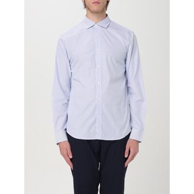 Armani Camicia in cotone a righe Azzurro Taglia XL Armani Camicia in cotone a righe Azzurro Taglia XL