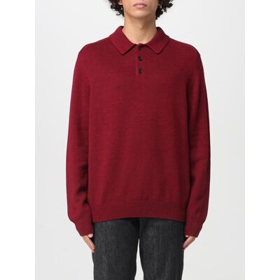 Armani Polo in misto lana vergine Bordeaux Taglia L Armani Polo in misto lana vergine Bordeaux Taglia L