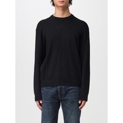 Armani Pullover basic in misto viscosa Blue Navy Taglia XL Armani Pullover basic in misto viscosa Blue Navy Taglia XL
