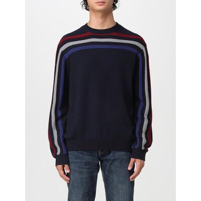 Armani Pullover basic in misto lana vergine Blue Navy Taglia L Armani Pullover basic in misto lana vergine Blue Navy Taglia L