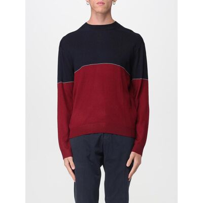 Armani Maglia a girocollo in misto lana vergine Blue Navy Taglia XL Armani Maglia a girocollo in misto lana vergine Blue Navy Taglia XL