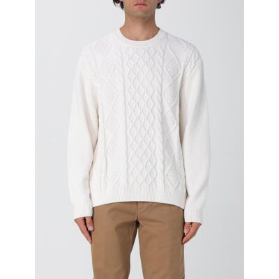 Armani Pullover in misto lana tricot Bianco Taglia L Armani Pullover in misto lana tricot Bianco Taglia L