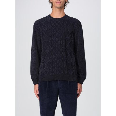 Armani Pullover in misto lana tricot Blue Navy Taglia S Armani Pullover in misto lana tricot Blue Navy Taglia S