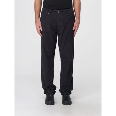 Armani Pantalone regular fit in velluto Blue Navy Taglia 38 Armani Pantalone regular fit in velluto Blue Navy Taglia 38