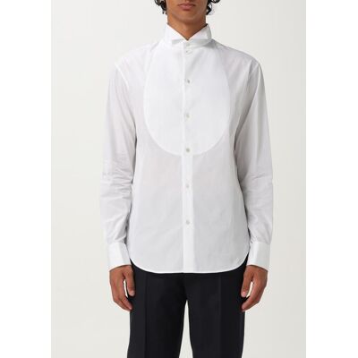 Emporio Armani Camicia elegante in cotone Bianco Taglia 39 Emporio Armani Camicia elegante in cotone Bianco Taglia 39