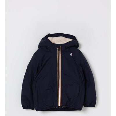 K-Way Giubbotto con cappuccio in nylon Blue Taglia 4 K-Way Giubbotto con cappuccio in nylon Blue Taglia 4
