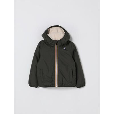 K-Way Giubbotto con cappuccio in nylon Militare Taglia 8 K-Way Giubbotto con cappuccio in nylon Militare Taglia 8