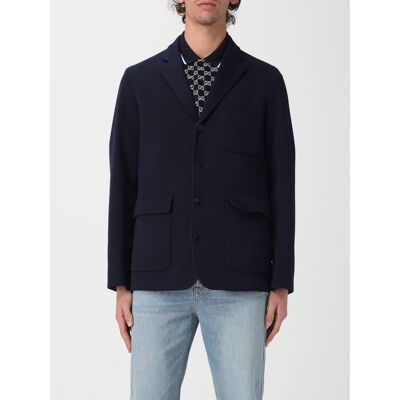 Gucci Blazer monopetto in jersey di cotone Blue Taglia 46 Gucci Blazer monopetto in jersey di cotone Blue Taglia 46