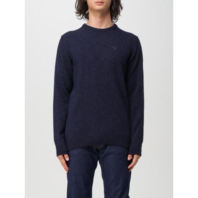 Barbour Maglia a girocollo in cotone Blue Taglia XXL Barbour Maglia a girocollo in cotone Blue Taglia XXL