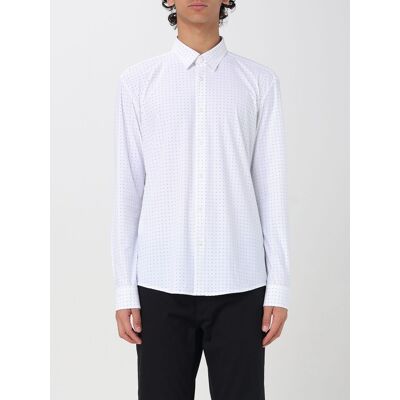 Boss Camicia in popeline di cotone a pois Bianco Taglia L Boss Camicia in popeline di cotone a pois Bianco Taglia L