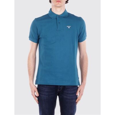 Barbour Polo in cotone con logo Blue Taglia XXL Barbour Polo in cotone con logo Blue Taglia XXL