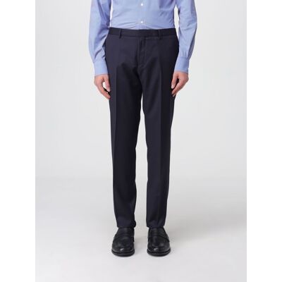 Hugo Pantalone chino in lana vergine Blue Taglia 54 Hugo Pantalone chino in lana vergine Blue Taglia 54
