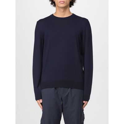 Boss Maglia a girocollo in lana vergine Blue Taglia XXL Boss Maglia a girocollo in lana vergine Blue Taglia XXL