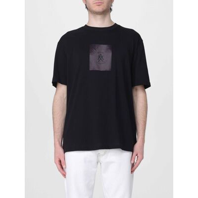 Armani T-shirt in cotone stampata Nero Taglia XL Armani T-shirt in cotone stampata Nero Taglia XL