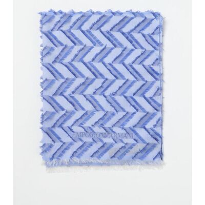 Emporio Armani Sciarpa Donna colore Blue Blue Taglia OS Emporio Armani Sciarpa Donna colore Blue Blue Taglia OS